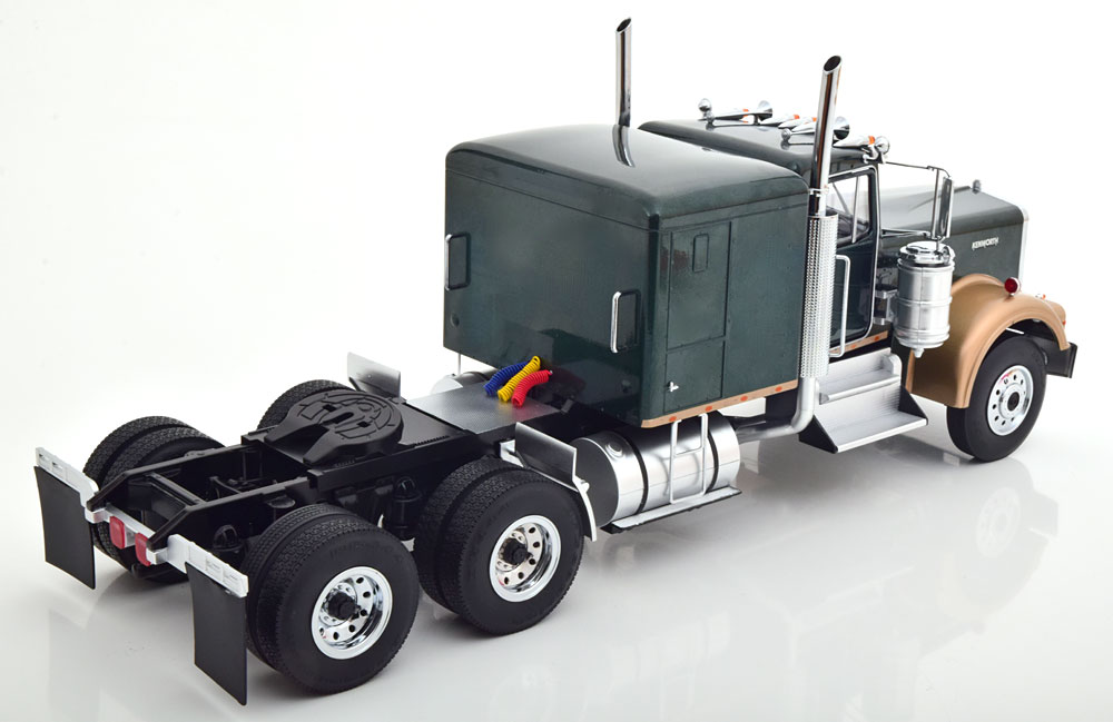 新品 RK180124 ROAD KINGS 1/18 ケンワース W900 greenmetallic/golden