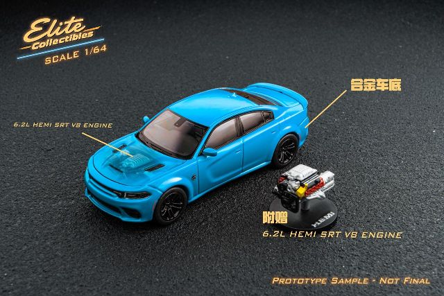 新品 Elite Collectibles 1/64 ダッジ Dodge Warhorse STR. Racing