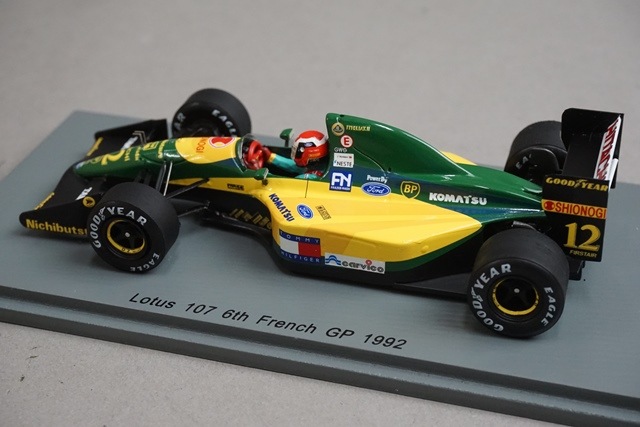1/43 ���ѡ��� S5356 �������� 107 �ե��GP 6th 1992 #12 J.�ϡ��С���