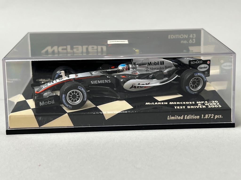 1/43 ミニチャンプス 530054355 マクラーレン メルセデス MP4-20