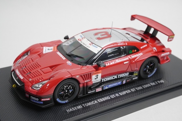 1/43 エブロ 44235 日産 ハセミ トミカ GT-R スーパーGT500 Rd.7 富士
