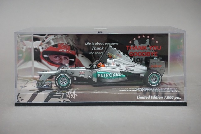 1/43 �ߥ˥����ץ� 413120407 ��륻�ǥ�AMG �ڥȥ��ʥ� F1������ W03 ����졼�� �֥饸��GP 2012 #7 M.���塼�ޥå�