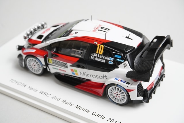 1/43 Spark Toyota Yaris WRC モンテカルロ 2017 Amazon | スパーク 1/43 トヨタ ヤリス WRC スウェーデン ラリー