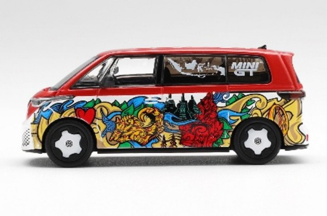 新品 MGT01209-R TSM MINI-GT 1/64 フォルクスワーゲン ID. Buzz ミズ