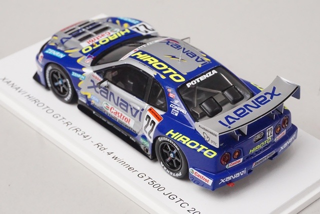 1/43 ���ѡ��� SJ168 ���ʥ��� �ҥ��� ���� �������饤�� GT-R (R34) GT500 JGTC 2001 Rd.4 ͥ�� #22 M. ����� - ����ů��