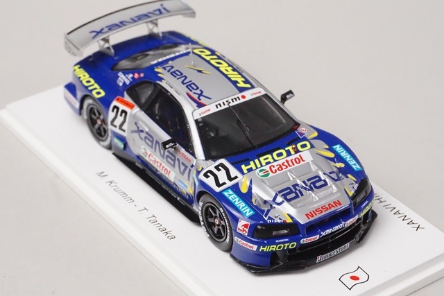 1/43 ���ѡ��� SJ168 ���ʥ��� �ҥ��� ���� �������饤�� GT-R (R34) GT500 JGTC 2001 Rd.4 ͥ�� #22 M. ����� - ����ů��