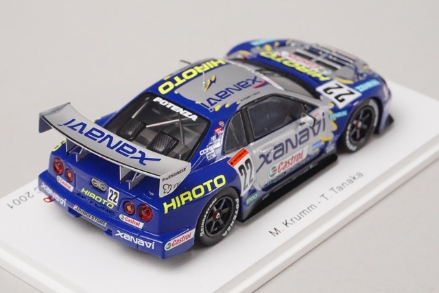 1/43 ���ѡ��� SJ168 ���ʥ��� �ҥ��� ���� �������饤�� GT-R (R34) GT500 JGTC 2001 Rd.4 ͥ�� #22 M. ����� - ����ů��