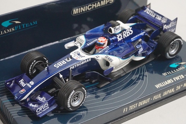 1/43 ミニチャンプス 400060135 ウィリアムズ FW28 F1テストデビュー