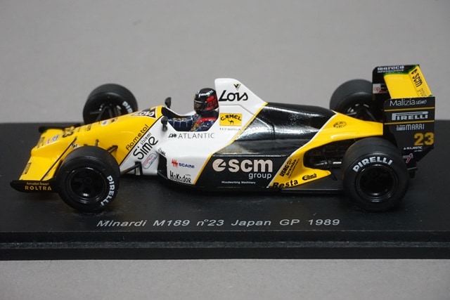 1/43 スパーク S4112 ミナルディ M189 日本GP 1989 #23 P