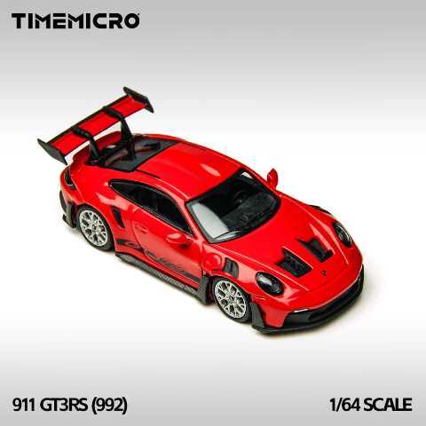 新品 TM644644 Time Micro TM 1/64 ポルシェ 992 GT3 RS Red, Boost