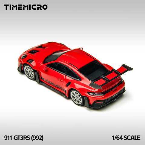 予約 TM644644 Time Micro TM 1/64 ポルシェ 992 GT3 RS Red, Boost