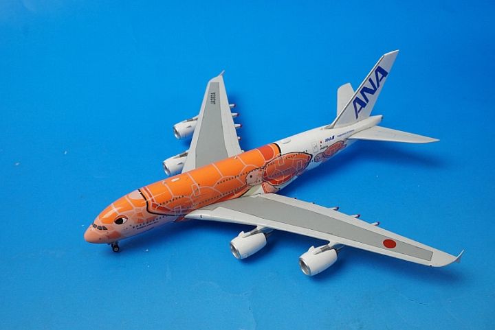 1/400 A380-800 ANA FLYING HONU サンセットオレンジ JA383A ［04211
