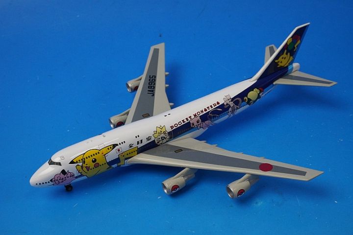 1/400 B747-400 ANA ポケモンジェット JA8965 [19745] 全日空商事/中古