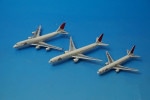 1/1000 B747-400 B777-300ER B767-300 JAL  JA8088 JA732J JA8397 [570114] إ/