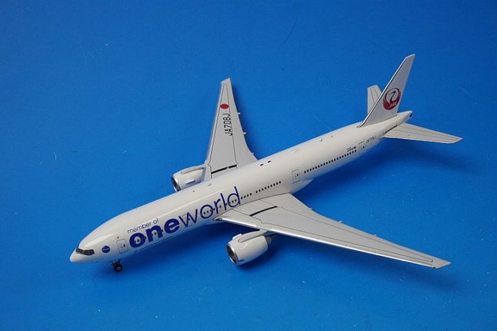 Phoenix JAL 777-200ERワンワールド 1/400 フェニックス 1/400 B777-200ER JAL ワンワールド JA708J [10669