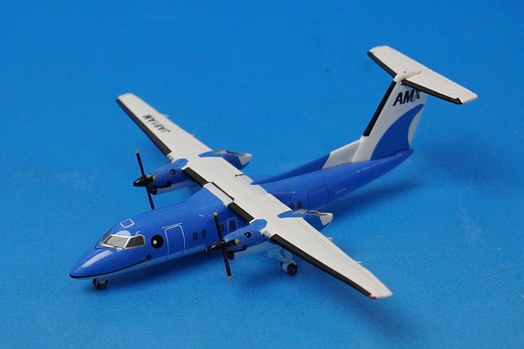 激レア！AMX天草エアライン DHC8-100みぞか号 JA81AM 1/100 天草空港 Amakusa Airlines (AMX) Bombardier DHC-8-Q100 JA81AM