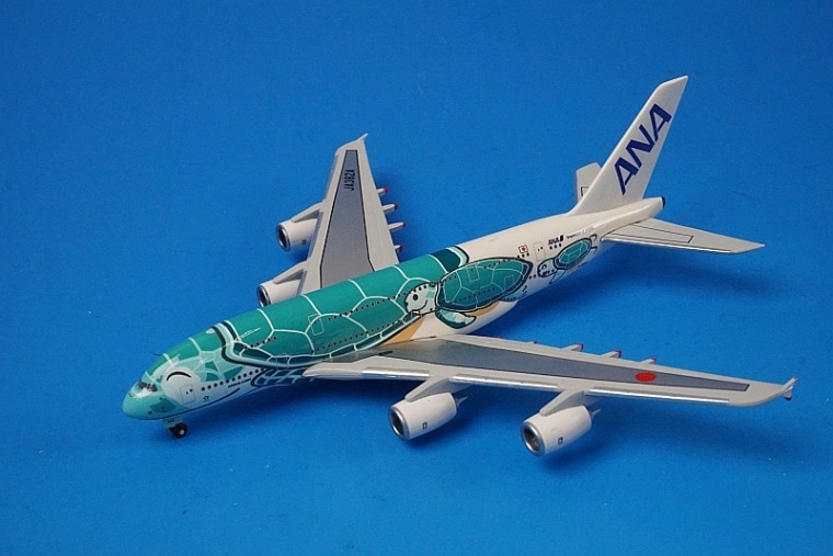 1/500 A380-841 ANA FLYING HONU ANAエメラルドグリーン WiFiレドーム