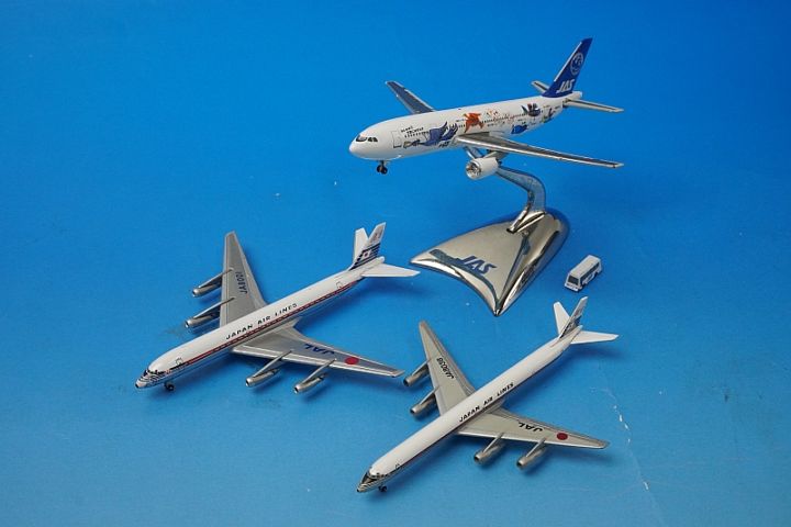 1/400 DC-8-32 JAL 旧鶴丸塗装 JA8001/1/400 A300B2K-3C JAS