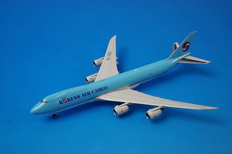 1/400 B747-8F コリアンカーゴ 大韓航空貨物 主翼地上姿勢 HL7610