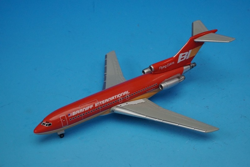【希少品】ブラニフ航空　B727-100約1/150 ソリッドモデル 1/400 B727-100 ブラニフ国際 レッド N308BN [JX032] Jet-x/中古