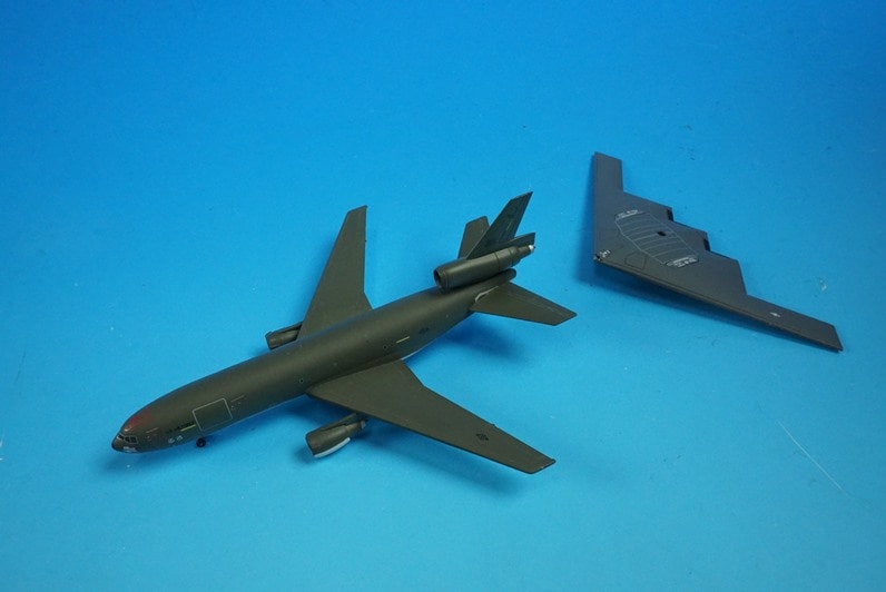 1/400 ドラゴン KC‐10 & B-2 セット 外箱及びブリスター変色あり 1/400 KC-10 エクステンダー リザード & B2 スピリット オーバー