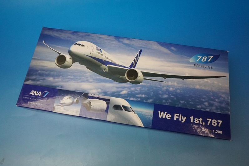 ANA ボーイング787-8 1:200 スケール ハセガワ 1/200 ANA B787-8 – 模型製作 かえる工房