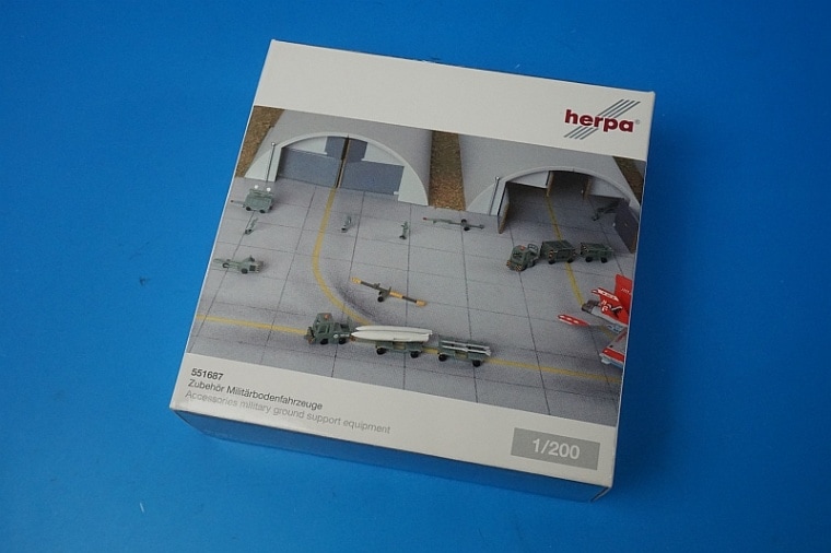 1/200 グラウンドサポートイクイップメント戦闘機整備セット