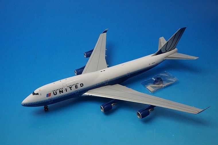 ユナイテッド航空 B747 1/200 1/200 B747-400 ユナイテッド Old Colours N104UA [XX2266] JC