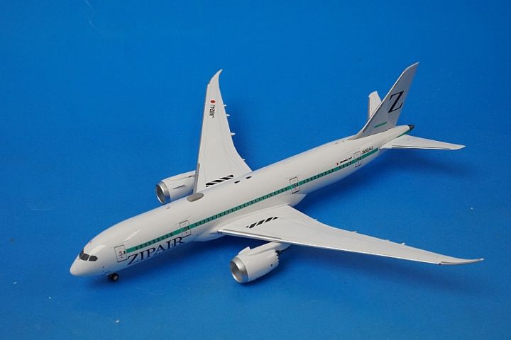 MRJ グッズ　飛行機模型 非売品 1/400 B787-8 ZIPAIR ジップエア 旧塗装 主翼地上姿勢 JA824J [59019