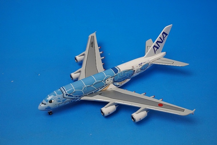 1/500 A380-800 ANA FLYING HONU ANAブルー WiFiレドーム・ギア付