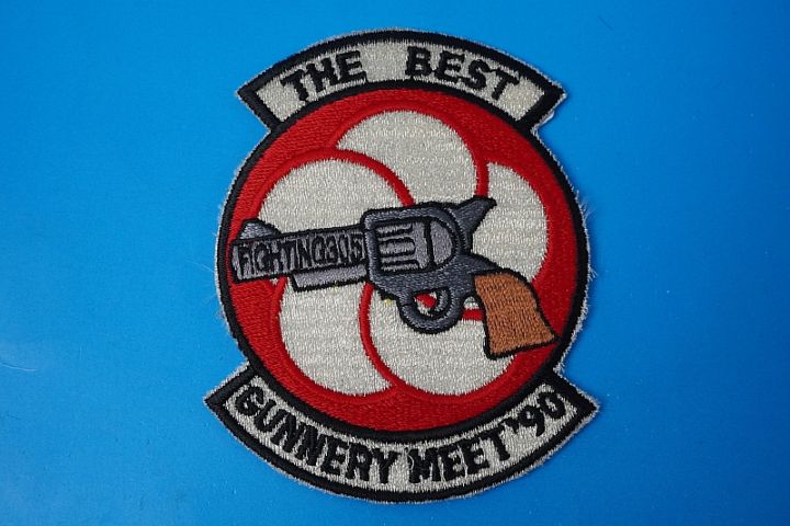 ワッペン JASDF 航空自衛隊 第305飛行隊 GUNNERY MEET 1990 THE