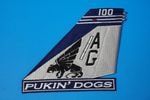 ��åڥ� USN ����ꥫ���� F-14A ��143��Ʈ���������� PUKIN'DOGS/�ԥ塼����ɥå��� ��ľ���� �٥륯���ʤ�/���