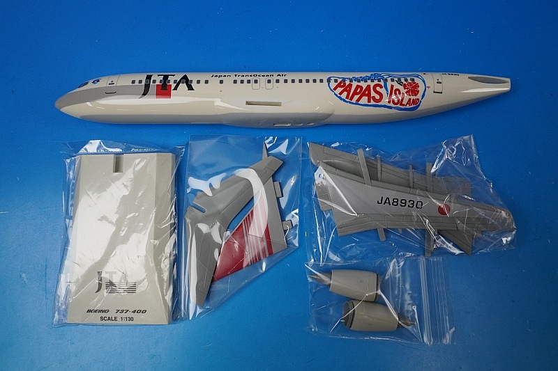 1/130 B737-400 JTA ���ܥȥ�󥹥�������� PAPAS/�ѥѥ��������� Shoes JA8930 ���֥ꥹ�������� ������������/���