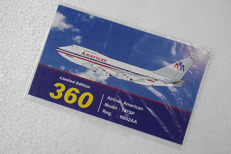 1/200 B747SP AA ����ꥫ�� N602AA ��IF747SP602P�� ����ե饤��/���