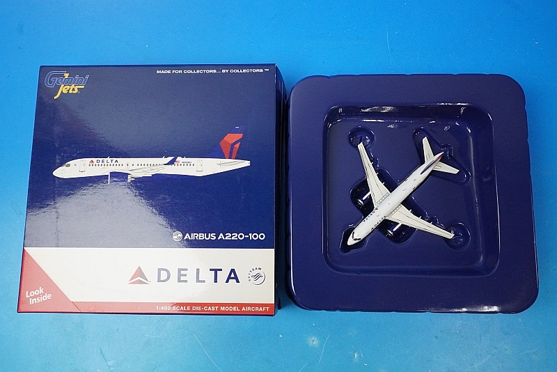 デルタ航空 Airbus A220-100 1/100スケール デルタ航空 Airbus A220-100 1/100スケール 【公式通販】