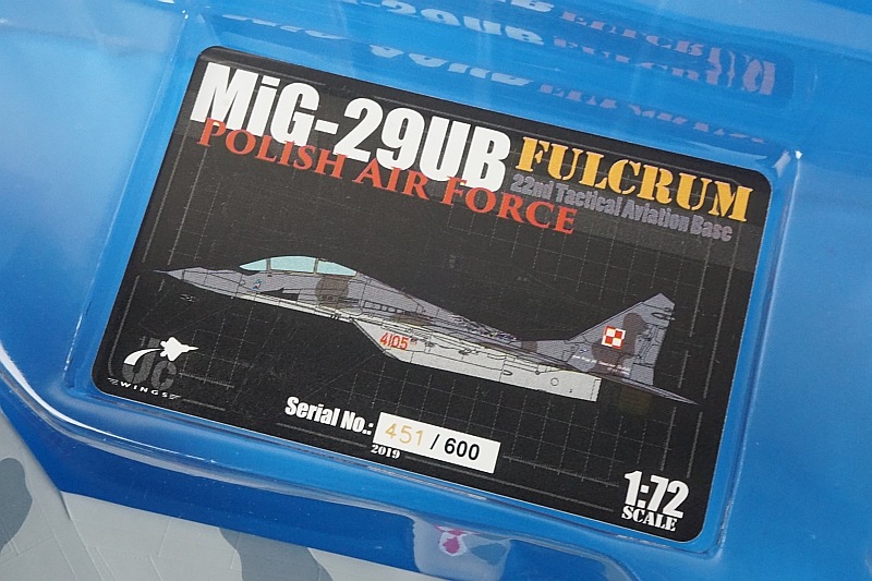 1/72 �ߥ� MiG-UB �ݡ����ɶ��� ��41��������� ��22��ѹҶ����� �ޥ�ܥ륯 #4105 ��JCW-72-MG29-007�� JC�����󥰥�/���