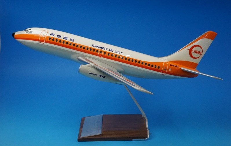 1/60 B737-200 SWAL 南西航空 JA8443 パックミン/中古｜｜模型