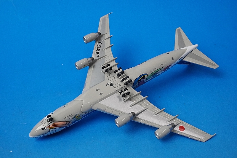 ANA　全日空　B747　スヌーピージェット　1/400 シルバーJA8139 1/400 B747-400 ANA スヌーピージェット JA8961の通販 by tono's