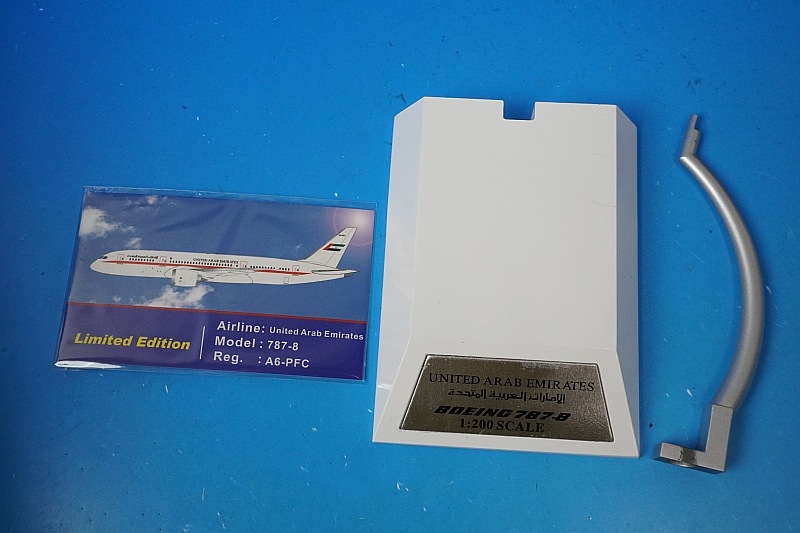 1/200 B787-8 ����ּ�Ĺ��Ϣˮ ���ߥ�ե饤�ȡ��׿����ѵ��� A6-PFC ��IF7870916�� ����ե饤��/���