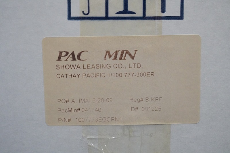 1/100 B777-300ER ���㥻���ѥ��ե��å� Asia's world city B-KPF �ѥå��ߥ�/���