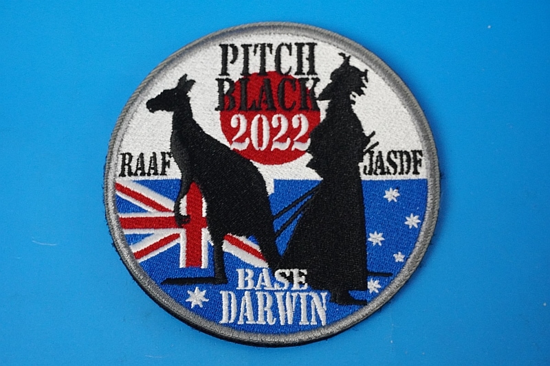��åڥ� JASDF �Ҷ������� PITCH BLACK/�ԥå��֥�å� 2022 ���� RAAF �������ȥ�ꥢ���� ��Ʊ������ǰ�ѥå� �٥륯������/���