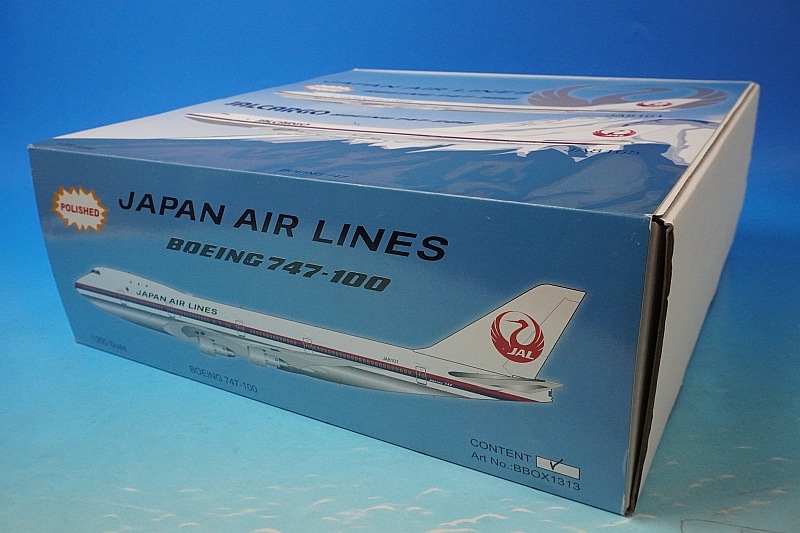 1/200 B747-100 JAL 旧鶴丸塗装 導入1号機 JA8101 ［BBOX1313］ ブルー