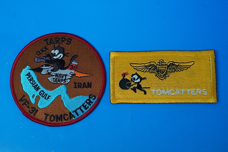 ワッペン USN アメリカ海軍 F-14D トムキャット VF-31 トムキャッ