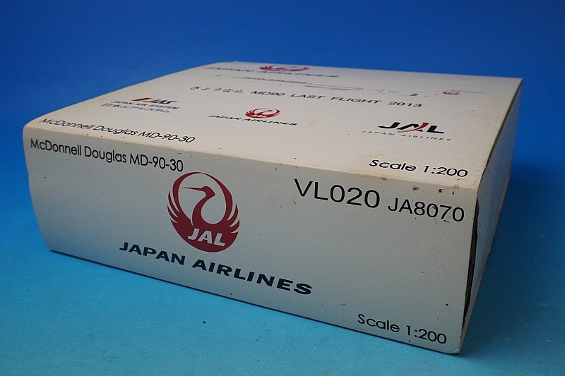 1/200 MD-90-30 JAL ��������� �饹�ȥե饤�� JA8070 ��VL020�� Jet-��/���
