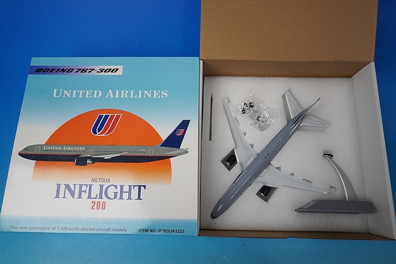 1/200 B767-300 ��ʥ��ƥå� N670UA ��IF763UA1223�� ����ե饤��/���