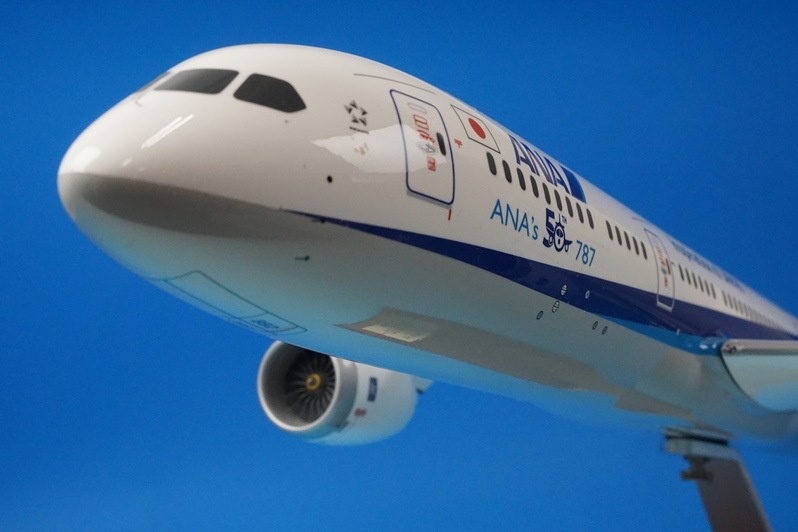 1/100 B787-9 ANA 導入50機目ロゴ入り WiFiレドーム付 JA882A