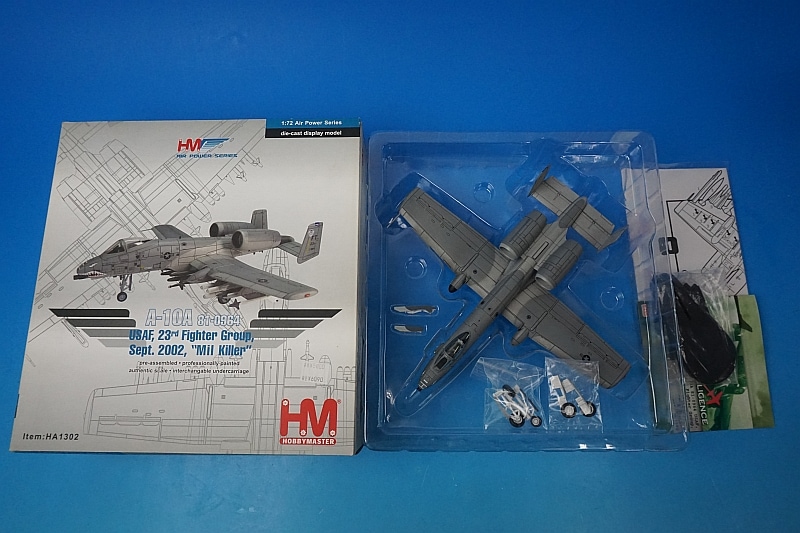 訳あり　ホビーマスター A-10Aミルキラー　HA1302 ホビーマスター A-10A サンダーボルト 2 ミル・キラー 1/72 エア