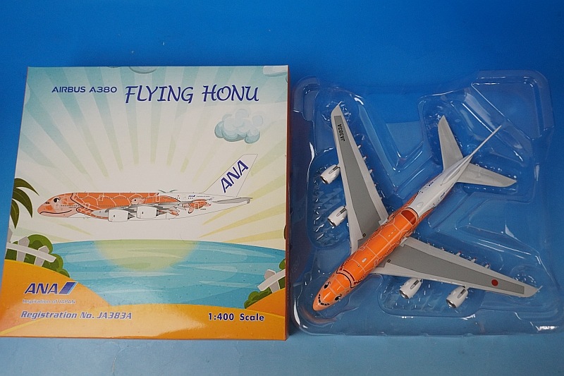 航空機・ヘリコプター phoenix 1/400 A380 ANA FLYINGHONU JA383A Amazon | Phoenix 1：400 完成品 ANA Inspiration of JAPAN Orange Sea