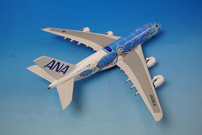 1/400 A380-800 ANA FLYING HONU Lani ブルー・エメラルドグリーン