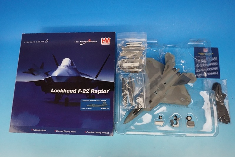 1/72 F-22 ラプター 第412飛行試験飛行隊 ［HA2810］ ホビーマスター 